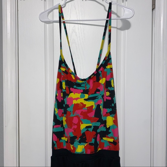 Zumba Wear Multi Color Crisscross Detail Size XL - Picture 2 of 8